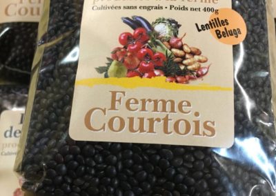 lentille beluga vente directe agriculteur geneve versoix