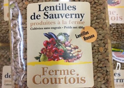 lentille rosana vente directe agriculteur geneve versoix