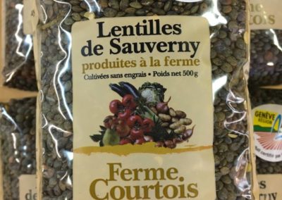 lentille verte vente directe agriculteur geneve versoix